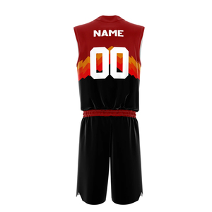 Uniforme de Baloncesto Personalizado de Primera Calidad, Transpirable, de Alta Calidad, Diseño Único, Uniforme de Baloncesto de Alta Calidad 100% Poliéster - Product Image 3