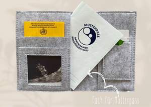 <span class=keywords><strong>Grossesse</strong></span> Allemagne Mère Examen Livret Enveloppe Feutre Vierge Mère Pass Organisateur, Plaine Maternité Passeport Couverture - Product Image 2
