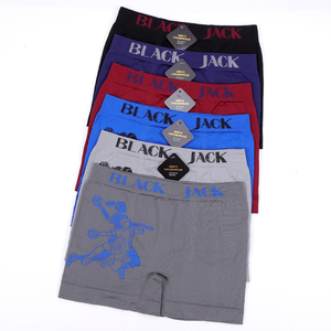 Calzoncillos <span class=keywords><strong>Boxer</strong></span> para Hombre con Estampado de Jugador Deportivo, Letras <span class=keywords><strong>BLACK</strong></span> <span class=keywords><strong>JACK</strong></span>, Cintura Elástica, Ropa Interior Suave y Elástica para Uso Diario, Colores Variados - Product Image 1
