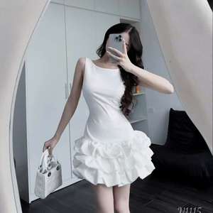 Maxi dame robe fête femmes vêtements pas cher prix robe mode 2023 décontracté prix raisonnable mousseline de soie décontracté lavable personnaliser - Product Image 1