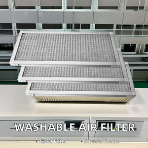 מסנן פאנל לאוורור אוויר, ניתן לשטיפה ושימוש חוזר, מסנן מקדים G2 G3 G4 עם עובי 46 96 מ\\\"מ - Product Image 2