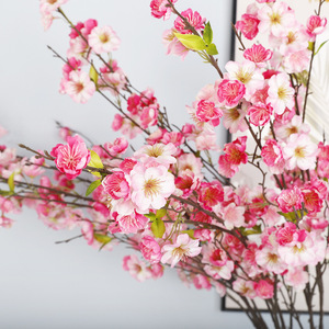 Decoración <span class=keywords><strong>interior</strong></span> <span class=keywords><strong>de</strong></span> pie para el hogar con flores artificiales como el jazmín <span class=keywords><strong>de</strong></span> invierno - Product Image 3