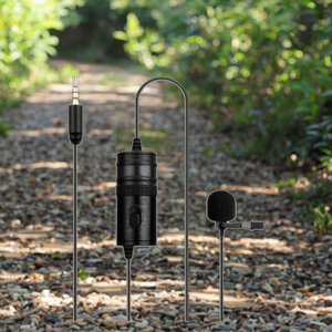 Microphone Lavalier à genoux filaire, adapté à l'enregistrement omnidirectionnel de blogs et d'enregistreurs vidéo par Smartphone - Product Image 4