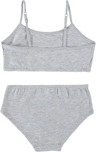 Conjunto de bragas a juego para niñas populares - Bralettes de algodón y bragas de cintura baja - Paquete múltiple - Product Image 6
