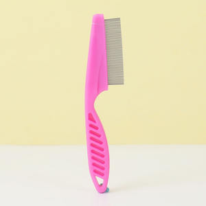 Suministros ecológicos <span class=keywords><strong>para</strong></span> mascotas, peine <span class=keywords><strong>para</strong></span> eliminar pulgas y garrapatas, peine de dientes finos de acero inoxidable <span class=keywords><strong>para</strong></span> limpieza de gatos y <span class=keywords><strong>perros</strong></span>, Material plástico - Product Image 6