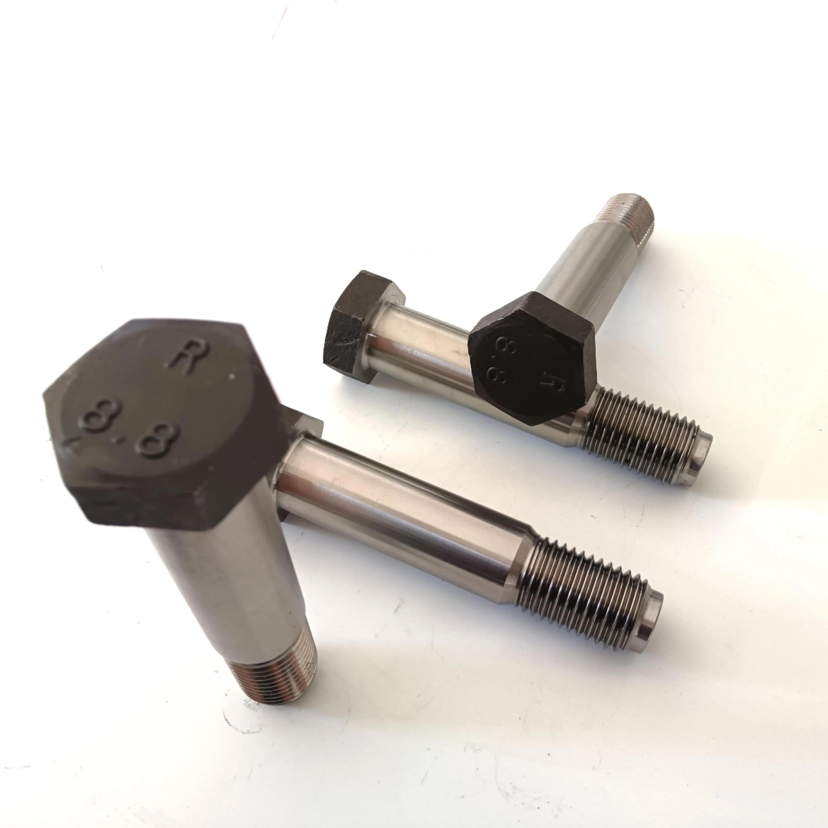 Factory Price Customized bolts DIN610 Grade 8.8 10.9 hex head reamer bolt Hexagon fitted bolts with short threaded dog point