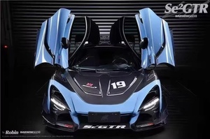 Kit carrosserie en fibre de carbone pour <span class=keywords><strong>McLaren</strong></span> 720S, 720S amélioré, style <span class=keywords><strong>Senna</strong></span> <span class=keywords><strong>GTR</strong></span>, pare-chocs avant, capot, spoiler, diffuseur, kit carrosserie en fibre de carbone - Product Image 6