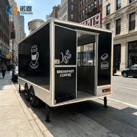 Cuisine mobile, remorque de restauration rapide, camion de restauration, chariot de vente alimentaire, véhicule commercial de restauration, remorque de vente alimentaire