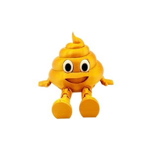 Figurine d'action 3D en forme de caca, jouet amusant et mobile, ornement de bureau créatif, cadeau pour enfants - Édition 2026 - Product Image 5