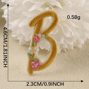 Bán buôn dính trên vá thêu tự dính hoa Thư Các Bản vá lỗi - Product Image 5