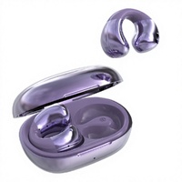 Écouteurs sans fil magnétiques à clip d'oreille, commande tactile, conception sportive 5.3, faible latence, chargement magnétique, 5-10 heures d'autonomie