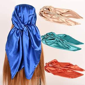 Décoration de sac, grand foulard en soie de 35 pouces, tendance, pour femmes et filles - Product Image 4