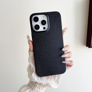 Custodia in Pelle TPU con Fodera in Microfibra per Cellulare 16 17 <span class=keywords><strong>Pro</strong></span> <span class=keywords><strong>Max</strong></span>, <span class=keywords><strong>Cover</strong></span> Posteriore in Pelle per <span class=keywords><strong>iPhone</strong></span> 15 14 13 12 - Product Image 5