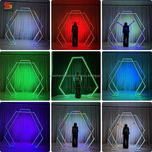 Nuevo Arco LED RGB Geométrico Estable para Decoración de Pasillos y Escenarios, con Iluminación LED - Product Image 3