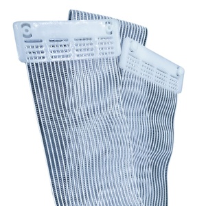 Correa de estante de almacén DANSKY y embalaje de palés Correa de protección elástica blanca de 80mm con extremos de plástico - Product Image 6