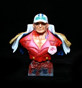 Figurine buste GK Anime Sakazuki <span class=keywords><strong>Borsalino</strong></span> Kuzan, ensemble de 16 cm, modèle en résine, échelle 1:18, statue de collection pour les fans, décoration de la maison, cadeau - Product Image 2
