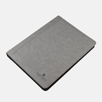 Organizador de Documentos de 3 Capas, Tarjetero, Bolso de Mano con Textura de Cuero de Terciopelo Ártico, Carpeta de Archivos de Oficina
