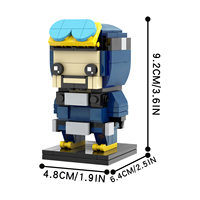 MOOXI Bricks MOC7678 177 pièces Jeu de construction Diver Dave DIY Cadeau à assembler Ensembles de blocs de construction éducatifs Jouets pour enfants