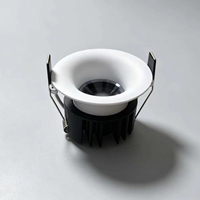 Spot encastré COB 12W CRI90 anti-éblouissement avec clip à ressort pour éclairage intérieur d'hôtel et de maison