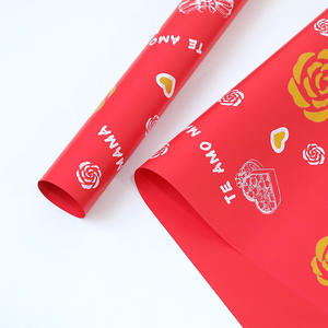 Maman fête des mères coréen Designer Bouquet fleur emballage papier rouleau en plastique étanche fleuriste fournitures Floral cadeau pour paquet - Product Image 4