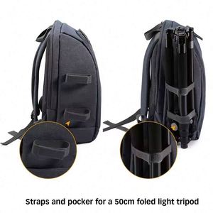 Sac à dos pour appareil photo imperméable, échantillon gratuit, vente en gros, avec compartiment pour ordinateur portable, pour photographes - Product Image 4