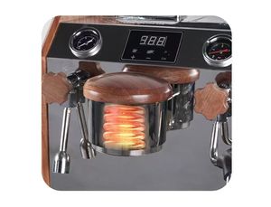 Cafetera Espresso, Máquina de Cappuccino con Piezómetro y Manómetro, Vaporizador de Leche, Funciona con Batería - Product Image 5