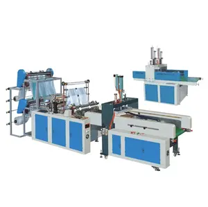 Polythene T-shirt Bag Cutting Making Machine Machine Pour Sachets Plastic Poly Ldpe Nylon Bag Production Line