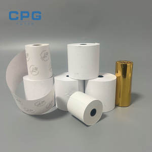 Suministro Directo de Fábrica, Rollo de Papel Térmico Impermeable de Primera Calidad de 80x60mm 80x80mm 55gsm para Tickets de Estacionamiento, Recibos de Punto de Venta - Product Image 1