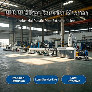Machine d'extrusion de tuyaux PPR <span class=keywords><strong>à</strong></span> vis unique <span class=keywords><strong>à</strong></span> économie d'énergie, ligne d'extrusion de tubes de plomberie PPR <span class=keywords><strong>à</strong></span> moteur haute performance pour le bâtiment - Product Image 1