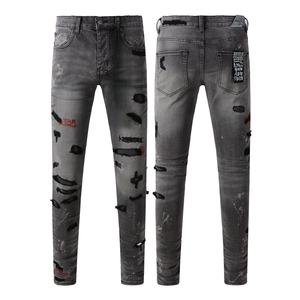 Jeans Ksubi de Diseñador, Estilo Nuevo, Marca Original para Hombre, Tela Elástica, Jeans Rotos - Product Image 4