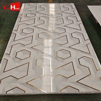 Plaques PVC Effet Marbre pour Mur, Lambris PVC, Plafond, Décoration Murale PVC 3D