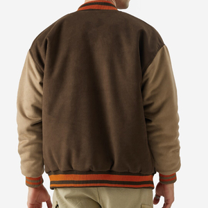 Chaquetas y Abrigos Varsity Lisos para Hombre al por Mayor, Chaquetas Bordadas 2025, Chaqueta Varsity de Satén con Logotipo Personalizado - Product Image 4