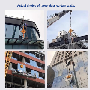 Rotation de mur rideau à haute altitude grande Force d'aspiration équipement de levage de verre électrique vide rectangulaire robuste nouveau - Product Image 6