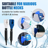 Kit d'entonnoir à huile pliable mains libres en PP souple, couleur personnalisée, avec taille sur mesure pour le remplissage et le vidage de carburant automobile