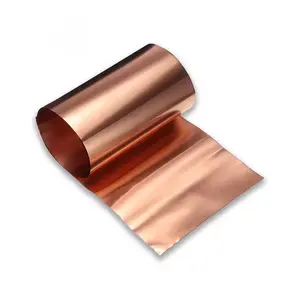 Bobina de cobre estreita para indústria, venda quente de 0.01mm 0.02mm 0.03mm 0.04mm de espessura, pura, 0.05mm, fita de cobre