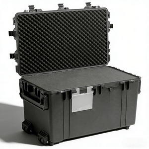 Ningbo fabrika büyük boy sert PP plastik enjeksiyon ekipmanları koruyucu taşıma taşıma uçuş ile tekerlekli çanta tekerlek - Product Image 1