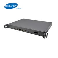 6 Lan LGA1151 VGA DDR4 PCIE X8 SFP BYPASS 430X320X44,5 MM 1u Firewall Router 10GB Ubuntu Hardware