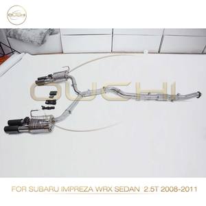 Ouchi acero inoxidable para <span class=keywords><strong>Subaru</strong></span> <span class=keywords><strong>Impreza</strong></span> <span class=keywords><strong>WRX</strong></span> <span class=keywords><strong>Sedan</strong></span> 2,5 T <span class=keywords><strong>2008</strong></span>-2011 silenciador de tubo de escape Catback con válvula piezas de rendimiento automático - Product Image 6