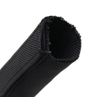 Funda de Cable con gancho y bucle PET trenzado para ordenador, organizador de calcetines, arnés de nailon, funda protectora de envoltura de alambre