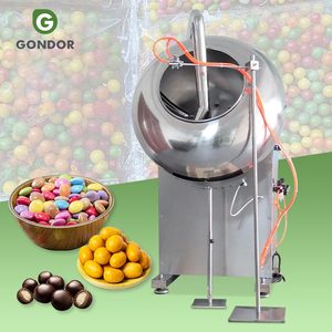 Máquina Pulverizadora Pequeña para Recubrir con Caramelo, Azúcar, Nueces, Praliné y Dragees, para Cacahuetes y Frutos Secos en Chocolate - Product Image 1