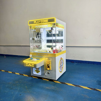 Machine à griffes mini-grue commerciale à monnayeur avec armoire antivol pour la distribution de peluches, équipement d'arcade pour parc de jeux