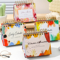 Calendrier de table de bureau perpétuel 365 jours Spiral Flip Stand Desk Inspirational Desk Calendar