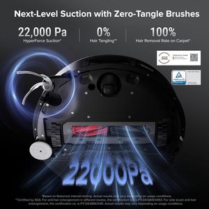 Robot Aspirador Roborock para Limpieza de Pisos, Autovaciado, Barrido, 22000 Pa, Robot Aspirador y Mopa <span class=keywords><strong>VibraRise</strong></span> 8N, Alta Presión, Ultrafino, para Alfombras y Mascotas - Product Image 6