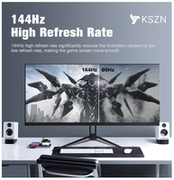 Moniteur d'ordinateur de jeu LCD LED 27/34 pouces Rebekah Wholesale B2B Factory, écran incurvé sans cadre 144/165/180Hz, 1800R