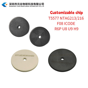 Rfid 13.56MHz <span class=keywords><strong>NFC</strong></span> iso14443a/iso15693/ISO18000-6C 0-10cm đọc khoảng cách có thể giặt mini tag giặt nhãn nhiệt độ cao - Product Image 3