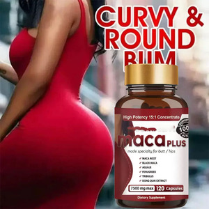 Maca pour des fesses volumineuses, capsules Maca Plus pour l'agrandissement des hanches et des fesses, usage exclusif pour adultes, Maca Estética - Product Image 1