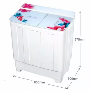 Household 9kg Semi-automatic Double Cylinder <b>Top</b>-<b>Loading</b> Laundry Washing Machine With Dryer Washing Machinestop Load Washing Mac - Product Image 4