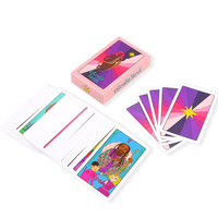 SESE des deux côtés cartes de tarot colorées personnalisées et oracles imprimés personnalisés