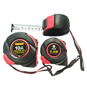 Cinta métrica Oxford de 5 m con enrollamiento automático, hoja de acero inoxidable, bloqueo de botón, cinta métrica para carpintería - Product Image 1