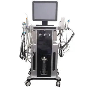 All Black Professional Hydra Aqua Peel Facial Machine With Hrydo Water Microdermabrasion Facial Machine